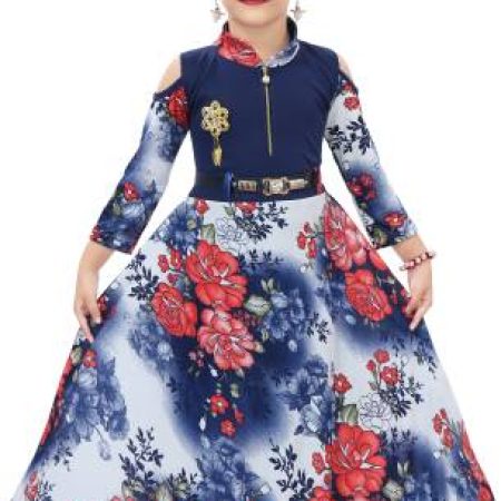 Chandrika Girls Maxi/Full Length Casual Dress