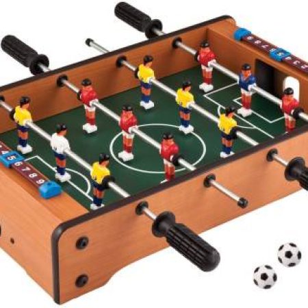 Chocozone Mid-Sized Football Table Soccer Game with 4 Rods Foosball Board Game