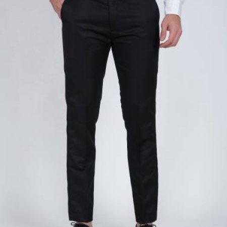 CYPHUS Regular Fit Men Black Trousers