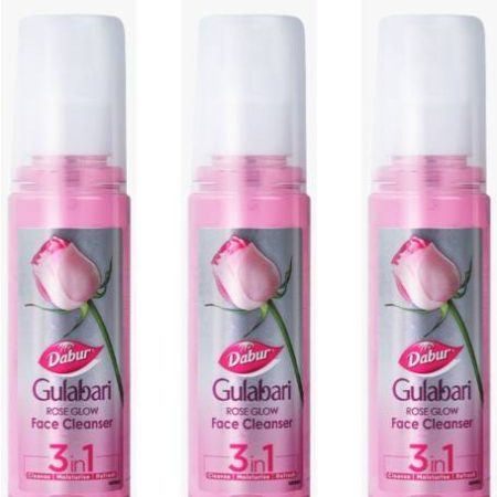 Dabur Gulabari Rose Glow face Cleanser : Cleanse , Moisturise , Refresh Makeup Remover