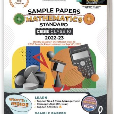 Educart CBSE Sample Paper Class 10 2022 23 MATHS STANDARD (2023 Exam)