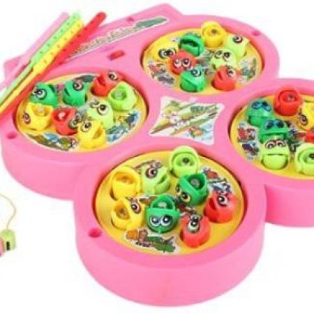 jmv Fish Catching Game Toy with Magnetic Fishing Rods Party & Fun Games Board Game