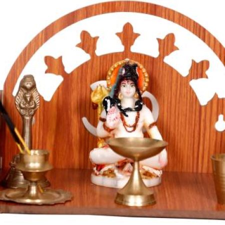 King Decore Engineered Wood Home Temple