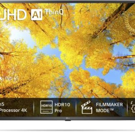 LG UQ7500 108 cm (43 inch) Ultra HD (4K) LED Smart WebOS TV 2022 Edition